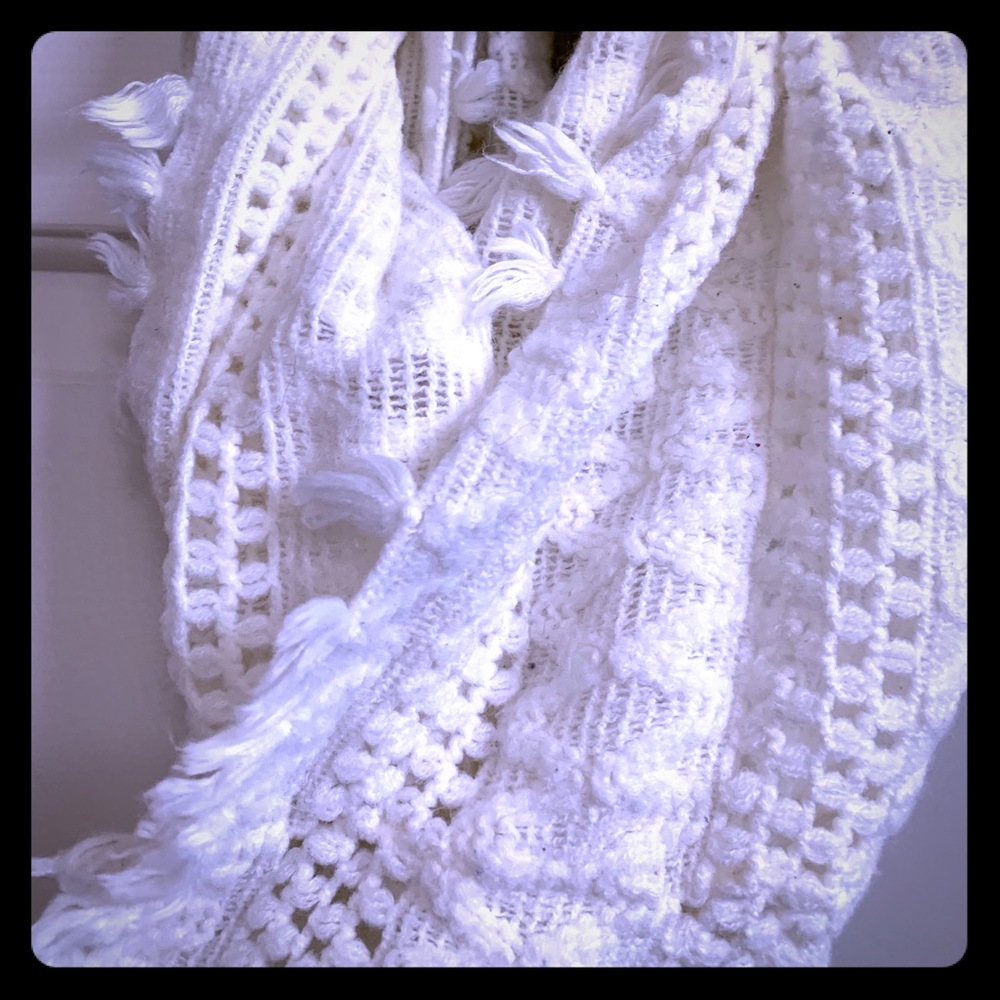 Cream Infiniti scarf